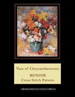 Vase of Chrysanthemums: Renoir Cross Stitch Pattern 