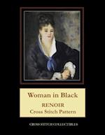 Woman in Black: Renoir Cross Stitch Pattern 