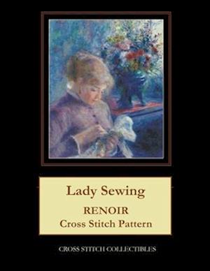 Lady Sewing: Renoir Cross Stitch Pattern