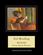 Girl Reading: Renoir Cross Stitch Pattern 