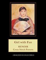 Girl with Fan: Renoir Cross Stitch Pattern 