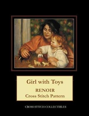 Girl with Toys: Renoir Cross Stitch Pattern