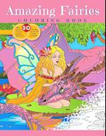 Amazing Fairies Coloring Book