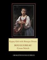 Gypsy Girl with Basque Drum: Bouguereau Cross Stitch Pattern 