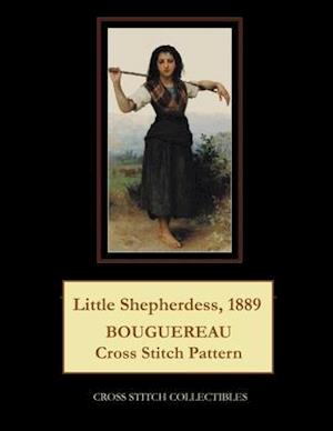 Little Shepherdess, 1889: Bouguereau Cross Stitch Pattern