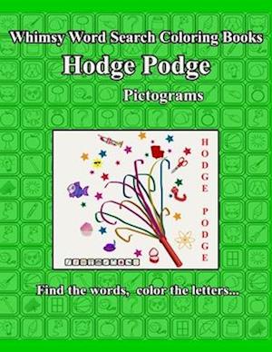 Whimsy Word Search Coloring Books, Hodge Podge, Pictograms