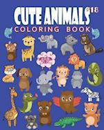 Cute Animals Coloring Book Vol.18