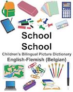 English-Flemish (Belgian) School/School Children's Bilingual Picture Dictionary