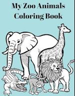 My Zoo Animals Coloring Book