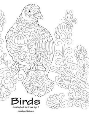 Birds Coloring Book for Grown-Ups 2