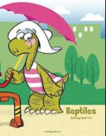 Reptiles Coloring Book 1 & 2