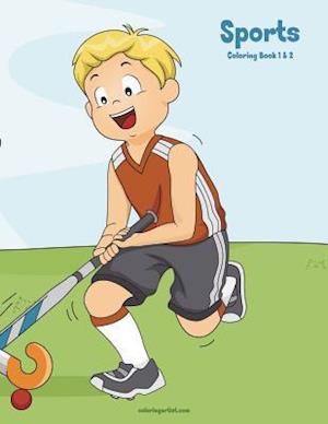 Sports Coloring Book 1 & 2