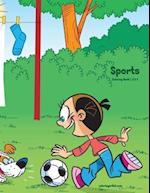 Sports Coloring Book 1, 2 & 3