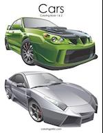 Cars Coloring Book 1 & 2