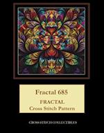 Fractal 685: Fractal Cross Stitch Pattern 