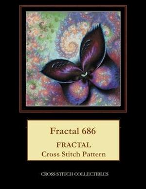 Fractal 686: Fractal Cross Stitch Pattern