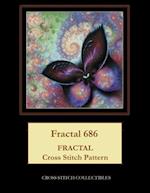 Fractal 686: Fractal Cross Stitch Pattern 