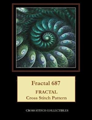 Fractal 687: Fractal Cross Stitch Pattern