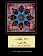 Fractal 688: Fractal Cross Stitch Pattern 