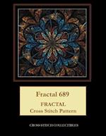 Fractal 689: Fractal Cross Stitch Pattern 