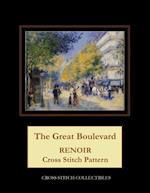 The Great Boulevard: Renoir Cross Stitch Pattern 
