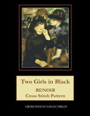 Two Girls in Black: Renoir Cross Stitch Pattern