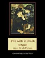 Two Girls in Black: Renoir Cross Stitch Pattern 