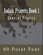 Judaic Prayers Book 1