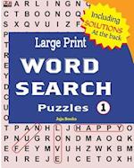 Large Print Word Search Puzzles