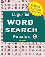 Large Print Word Search Puzzles