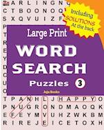 Large Print Word Search Puzzles 3