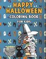 Happy Halloween Coloring Book for Kids