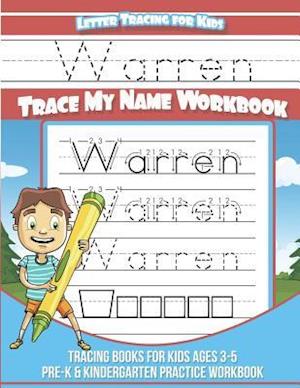 Warren Letter Tracing for Kids Trace My Name Workbook