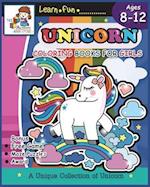 Unicorn Coloring Books for Girls Ages 8-12