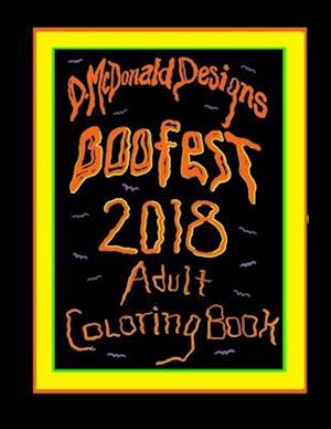 D.McDonald Designs Boofest 2018 Adult Coloring Book