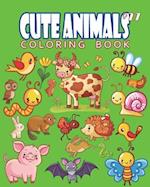 Cute Animals Coloring Book Vol.27
