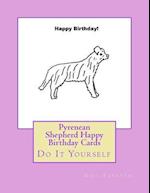 Pyrenean Shepherd Happy Birthday Cards