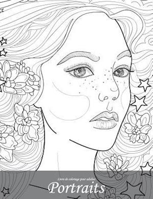 Livre de Coloriage Pour Adultes Portraits 6