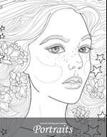 Livre de Coloriage Pour Adultes Portraits 6