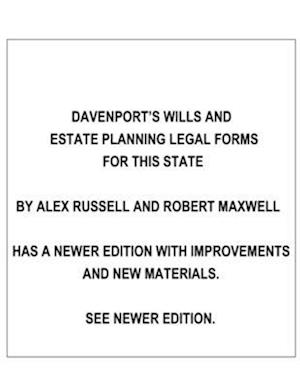 Davenport's Kentucky Wills And Estate Planning Legal Forms