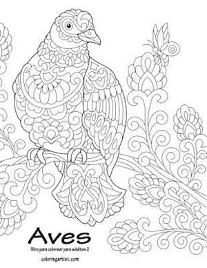 Aves Libro Para Colorear Para Adultos 2