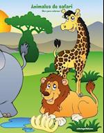 Animales de Safari Libro Para Colorear 1