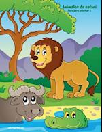 Animales de Safari Libro Para Colorear 2