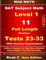 2018 SAT Subject Level 1 Book C Tests 23-33