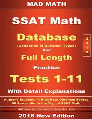 2018 SSAT Database and 11 Tests