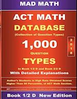 2018 ACT Math Database 1-2 D