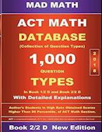 2018 ACT Math Database 2-2 D