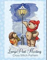 Lamppost Meeting Cross Stitch Pattern