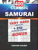 400 Classic Samurai Very Hard Puzzles + 250 Regular Sudoku Bonus