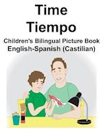 English-Spanish (Castilian) Time/Tiempo Children's Bilingual Picture Book